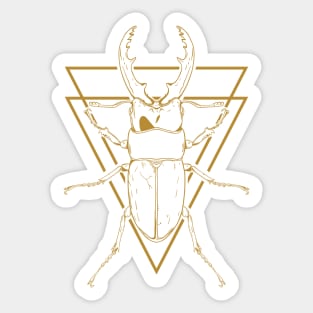 Golden beetle Sticker